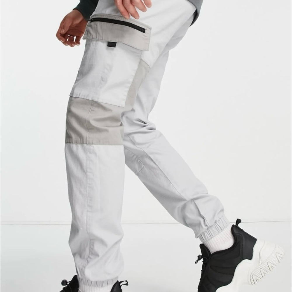 Men's Colorblock Ripstop Cargo Joggers